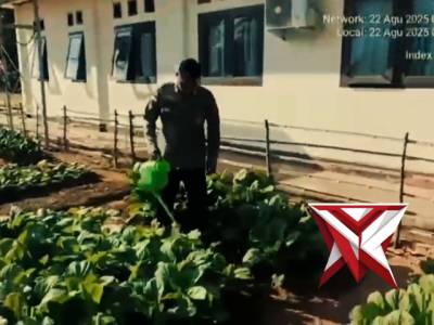 Polsek kisar dukung ketahanan pangan nasional