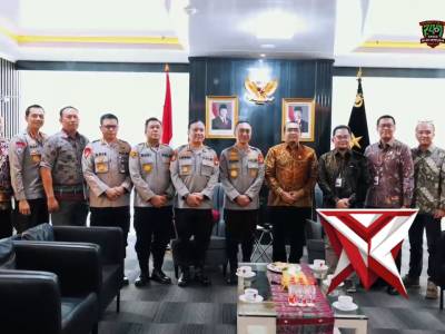 Kapolda Sumatera Selatan Irjen Pol Dr. Sandi Nugroho menerima audiensi jajaran pimpinan PLN UID S2JB