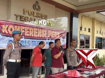 Polres Tegal Kota Ungkap 7 Kasus Narkoba, 9 Tersangka Diamankan