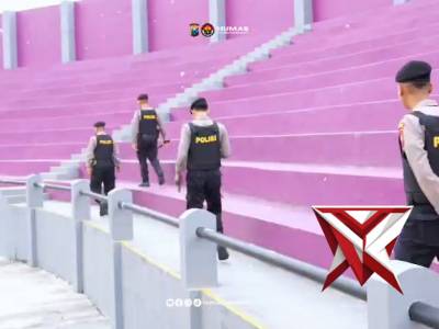 Satuan Samapta (Satsamapta) Polres Kediri Kota melaksanakan kegiatan pengecekan dan sterilisasi di k