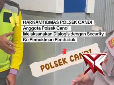 DIALOGIS ANGGOTA POLSEK CANDI