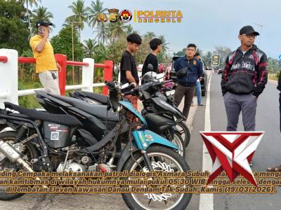*Patroli Dialogis Asmara Subuh Polsek Gading Cempaka*