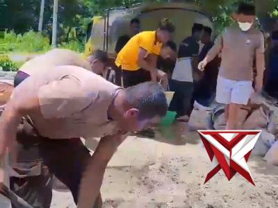 Personil polres MBD melaksanakan kurvey di masjid An-Nur As Syarqi Polres Maluku Barat Daya