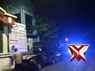 Rombongan Patroli Tiba Di Desa Tebuwung