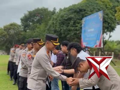 Halal bihalal Kapolres Banyuasin - PoliceTube