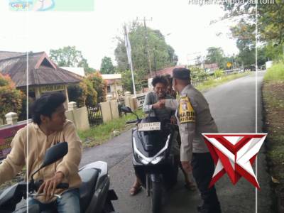 Anggota Samapta melaksanakan giat KRYD Pagi