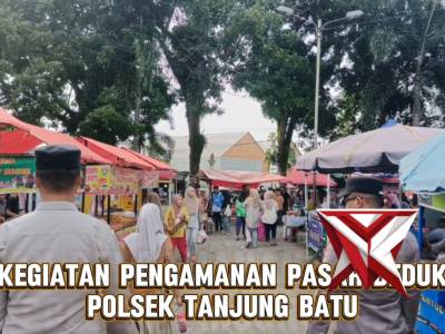 Kegiatan Pengamanan Pasar Beduk Polsek Tanjung Batu