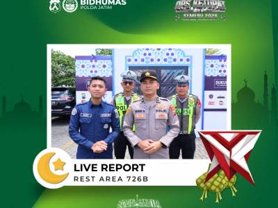 Polri Pastikan Keamanan Pemudik di Rest Area 726B Tetap Kondusif