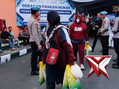 Lebaran Makin Tenang! Irjen Pol Sandi Nugroho Pimpin Langsung Gerakan Pangan Murah - PoliceTube