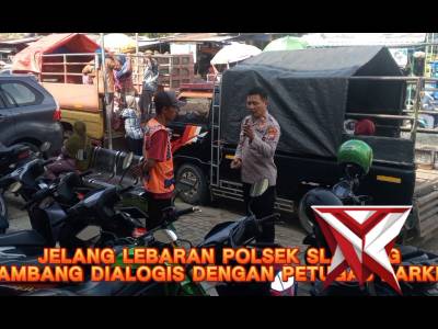 Patroli Sambang Dialogis Polsek Slahung Dengan Petugas Parkir