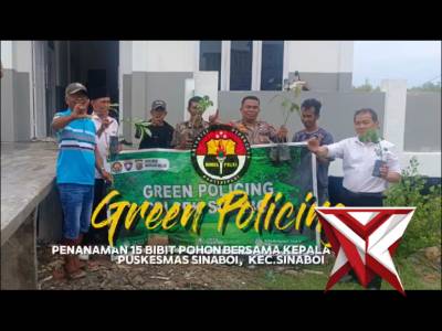 giat green policing oleh polsek sinaboi