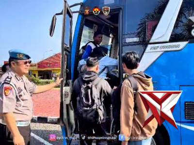 PROGRAM MUDIK GRATIS POLRES MUBA ANDALAN