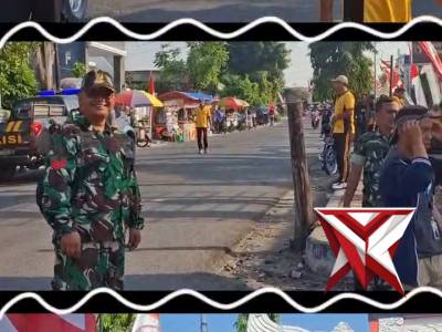 Pengamanan gerak jalan kecamatan sambeng
