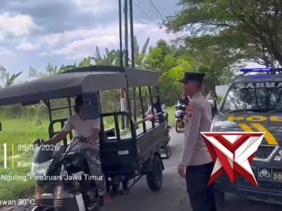 Patroli Bluelight Polsek Nguling