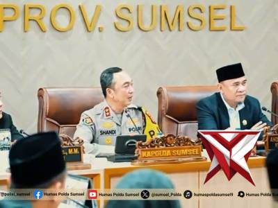 Kapolda Sumsel Laksanakan Lawatan Kerja dan Silaturahmi ke Ketua DPRD Provinsi Sumatera Selatan