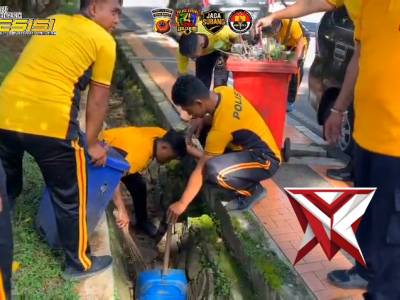 Giat apel bersama kebersihan lingkungan bersama Forkopimda  Kabupaten Subang