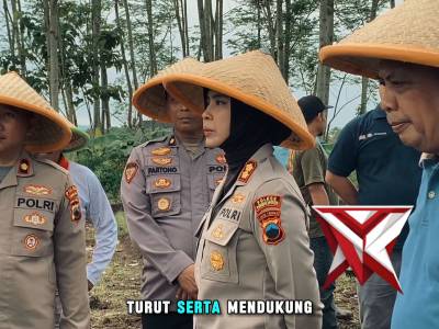 Polres Purbalingga Tanam Jagung Kuartal I