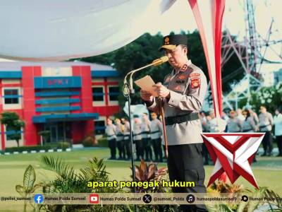 Kapolda Sumsel Irjen Pol. Dr. Sandi Nugroho, S.I.K., S.H., M.Hum Pimpin Upacara Hari Kesadaran Nasio