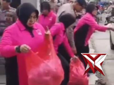 Polisi selalu ada untuk saling memberi dan berbagi kepada masyarakat