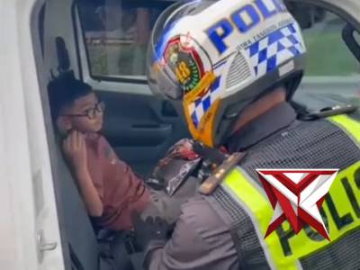 Motor Seyum Polres Subang Sebagai Aksi Humanis Pada Pemudik.
