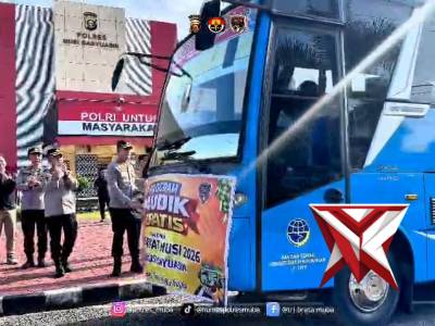 Program Mudik Gratis Polres Muba