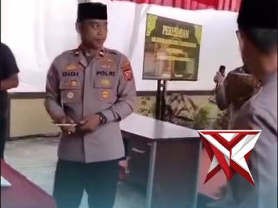 Kapolresta Bandung melaksanakan kegiatan penandatanganan prasasti peresmian Mushola Al Hikmah