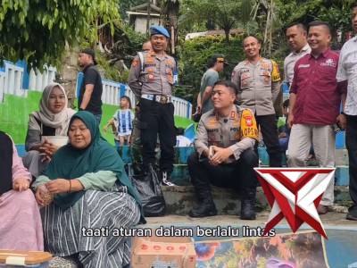 Polres Tasikmalaya melaksanakan kegiatan monitoring di kawasan wisata Gunung Galunggung