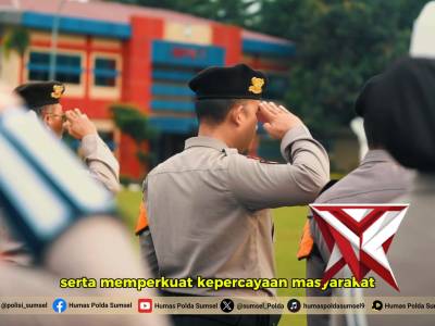 Kapolda Sumsel Irjen Pol. Dr. Sandi Nugroho, S.I.K., S.H., M.Hum Pimpin Upacara Hari Kesadaran Nasio