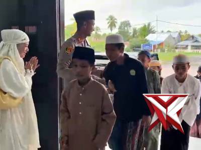 Pererat silaturahmi di bulan suci, Kapolres Touna Gelar Buka Bersama santri Ponpes Chairul Amin