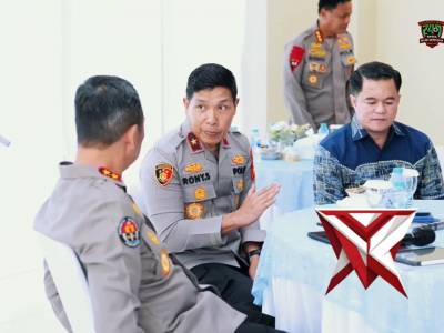 Kapolda Sumatera Selatan, Irjen Pol Dr. Sandi Nugroho, memimpin kegiatan Coffee Morning dan Anev - PoliceTube