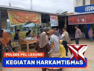 Kegiatan Harkamtibmas Polsek Pangkalan Lesung