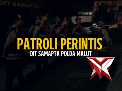 Dit Samapta Polda Maluku Utara Melaksanakan Patroli Presisi