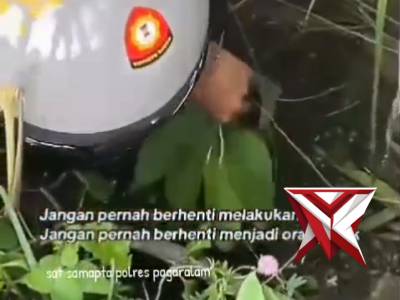 Jangan pernah berhenti melakukan hal baik Polres Pagar Alam