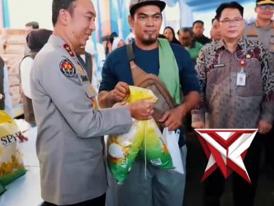 Gerakan Pangan Murah Polri di Sumsel Bantu Stabilkan Harga Jelang Lebaran