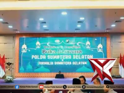 *Gelar Buka Puasa Bersama Awak Media, Kapolda Sumsel Tegaskan Kemitraan Strategis*