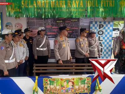 Kapolda Papua Tengah Melaksanakan Pengecekan Pos Pengamanan Operasi Ketupat Noken - 2026 - PoliceTube