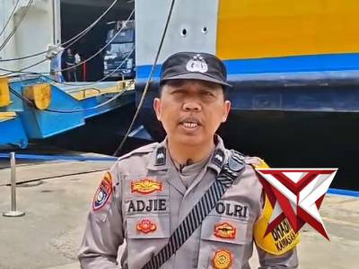 Pesan Bhabinkamtibmas untuk Pemudik : Istirahat Jika Lelah, Utamakan Keselamatan.