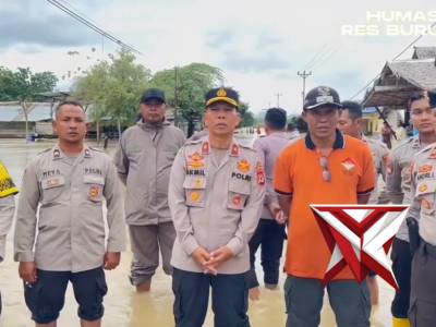 Evakuasi Korban Banjir Kecamatan Waeapo