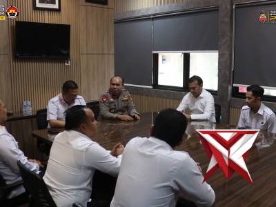 Kapolres Muara Enim Terima Kunjungan dan Silaturahmi Ka Lapas Kelas IIB Muara Enim