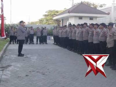 Pengamanan Unjuk Rasa Oleh CIPAYUNG PLUS - BEM SU di Polres Sumenep
