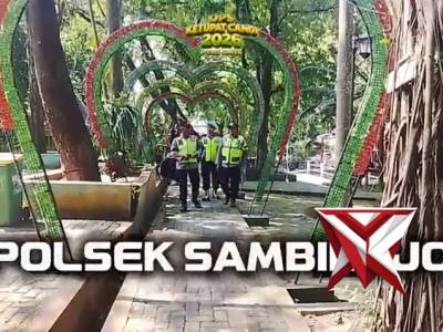 Polsek Sambirejo Pantau Objek Wisata Bayanan Pasca Idul Fitri