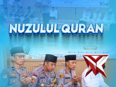 Kapolres Ngawi melaksanakan Peringatan Nuzulul Qur&rsquo;an 17 Ramadan 1447 H di aula Barnadip PolresNgawi