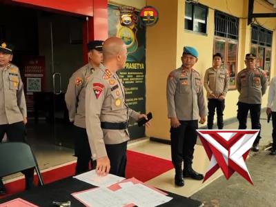 Polres Seluma melaksanakan pengecekan senpi