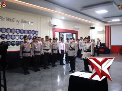 SERAH TERIMA JABATAN KASAT LANTAS POLRES MUARA ENIM