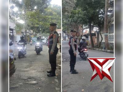 QR POLSEK SUKASARI LAKUKAN GIAT PROTAP YANMAS PAGI