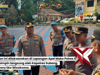 Kapolres Subang Pastikan Administrasi dan Kondisi Senpi Sesuai Standar Oprasional Prosedur.