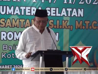 Safari Ramadhan, Wakapolda Sumsel Pererat Silaturahmi dan Salurkan Bansos di Kota Prabumulih