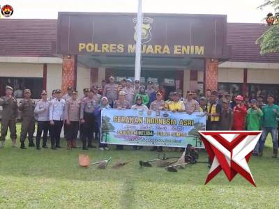 BELIDA Bergerak! Polres Muara Enim bersama stakeholder melaksanakan aksi nyata - PoliceTube