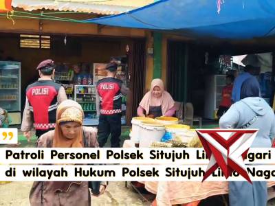 Patroli Personel Polsek Situjuh Limo Nagari Merupakan kegiatan rutin atau insidental yang dilakukan - PoliceTube