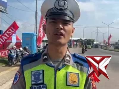 Live report pos pam keramasan sat lantas polres ogan ilir